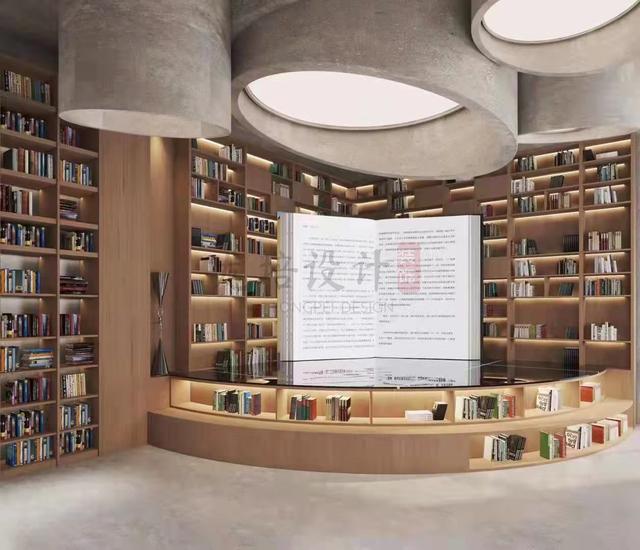 武漢光谷里文創魔盒書店裝修設計效果圖