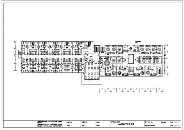 武漢某地酒店裝修設計全套圖紙